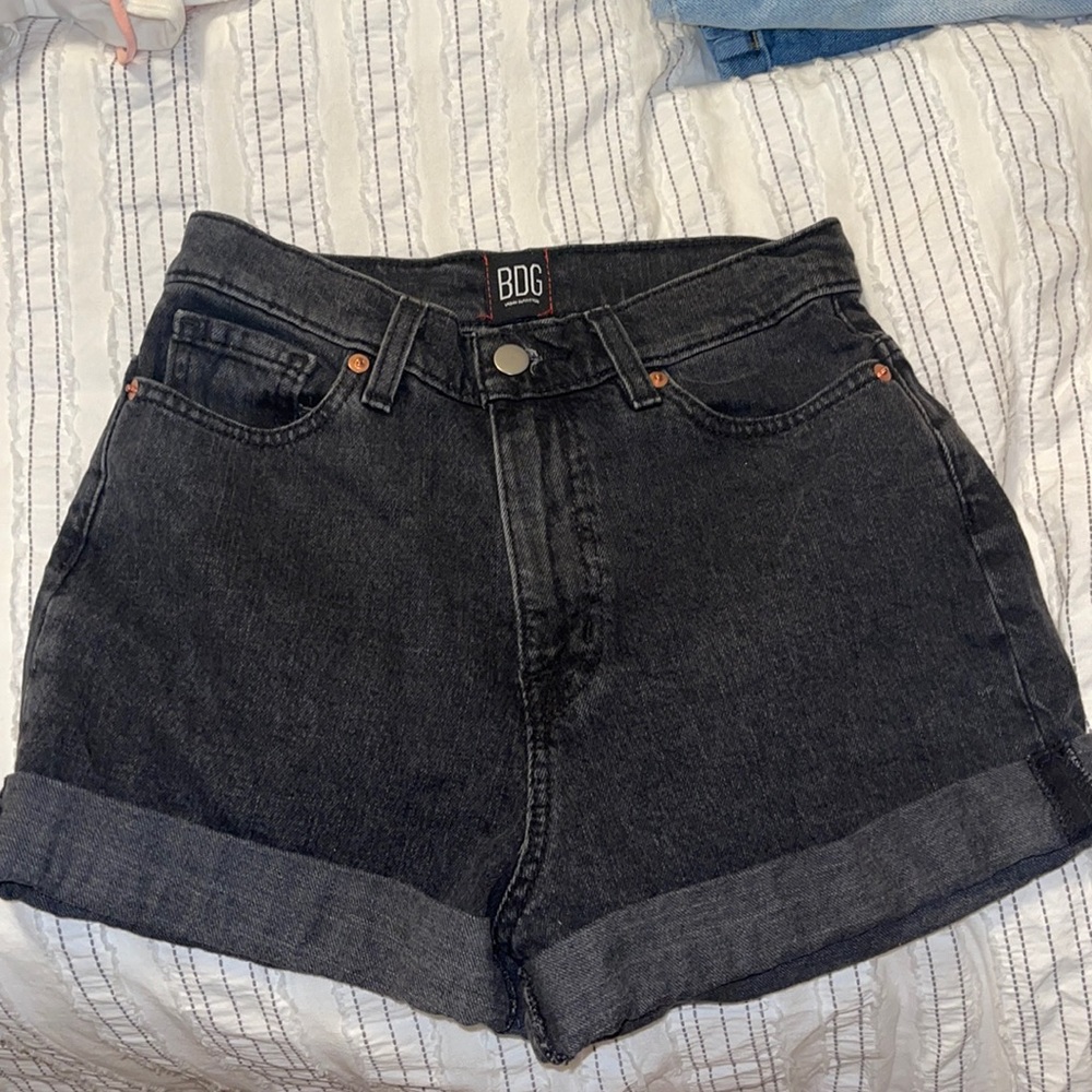 BDG Denim Mom High-Rise Shorts